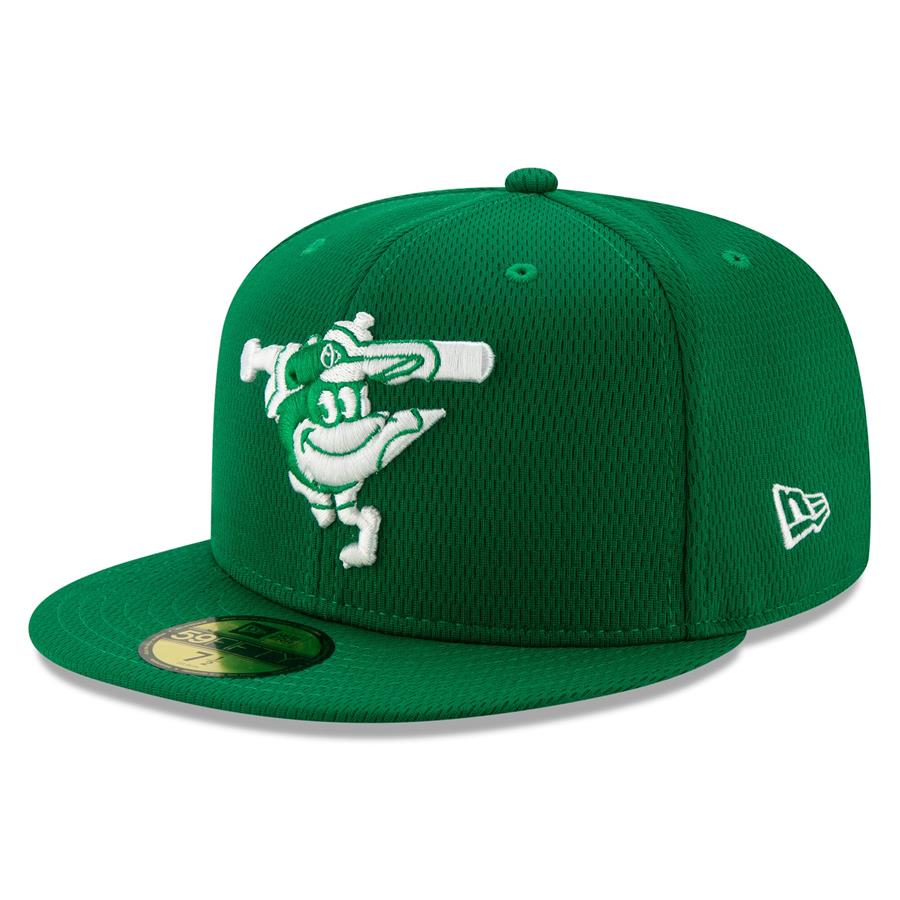 Baltimore Orioles New Era 2021 St. Patrick's Day On Field 59FIFTY Fitted Hat - Kelly Green