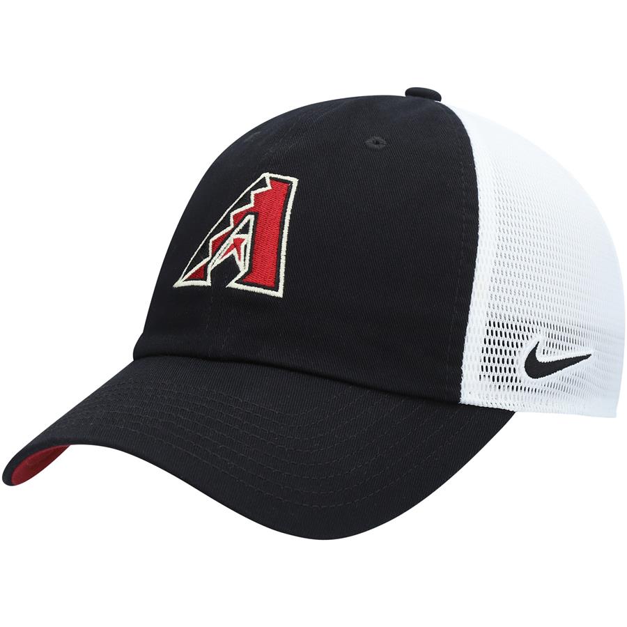 Arizona Diamondbacks Nike Heritage 86 Trucker Adjustable Hat - Black