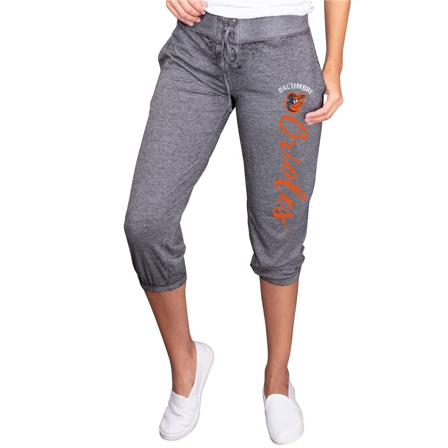Baltimore Orioles Concepts Sport Women's Composure Knit Capri Pants - Charcoal