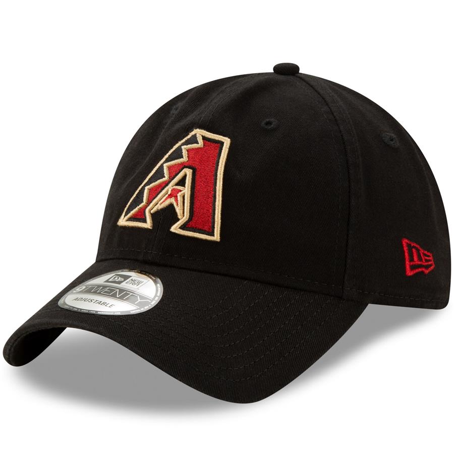 Arizona Diamondbacks New Era Game Replica Core Classic 9TWENTY Adjustable Hat - Black