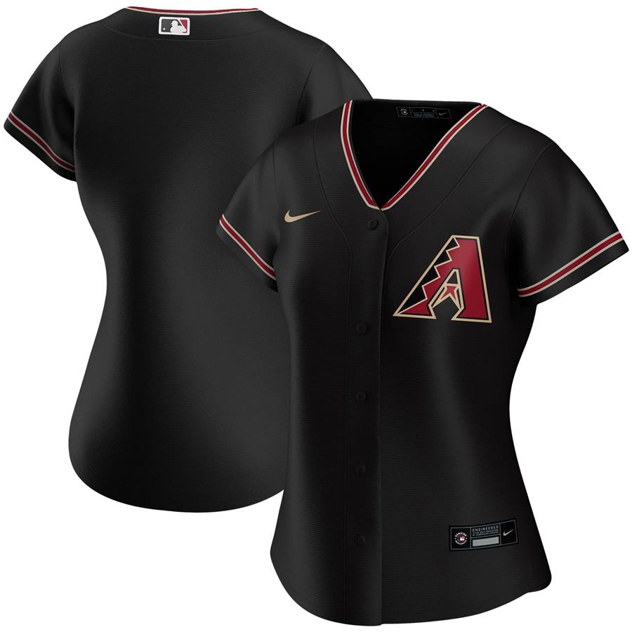 Arizona Diamondbacks Nike Women's Alternate Replica Team Jersey - Black