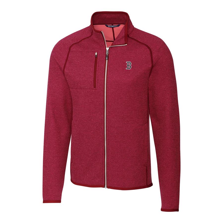 Boston Red Sox Cutter & Buck Mainsail Full-Zip Jacket - Red