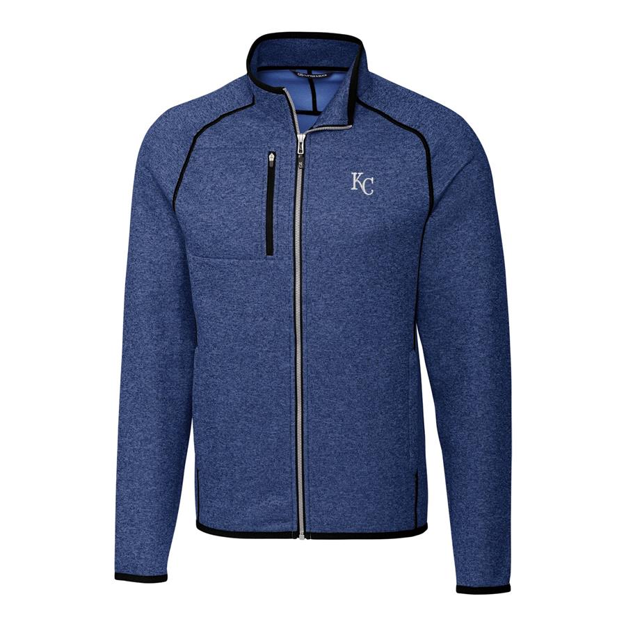 Kansas City Royals Cutter & Buck Mainsail Full-Zip Jacket - Royal