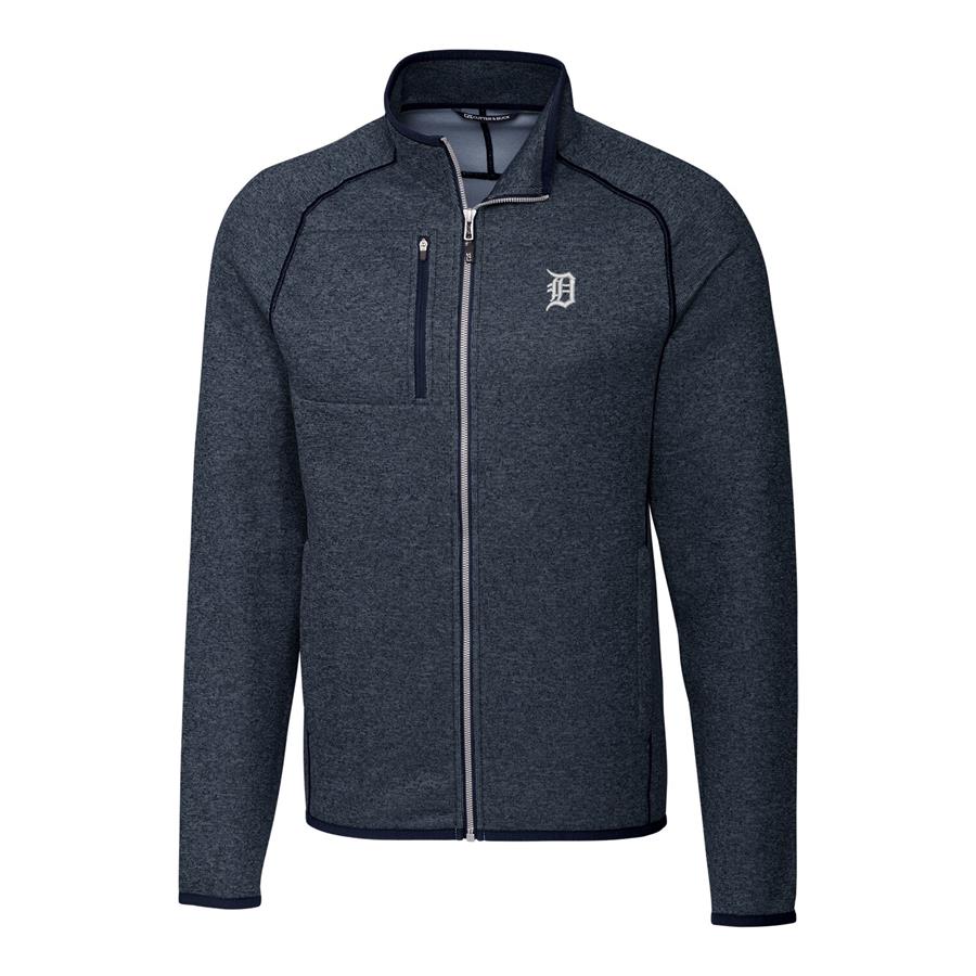 Detroit Tigers Cutter & Buck Mainsail Full-Zip Jacket - Navy