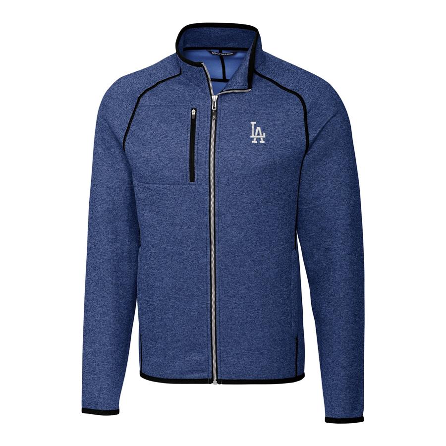 Los Angeles Dodgers Cutter & Buck Mainsail Full-Zip Jacket - Royal
