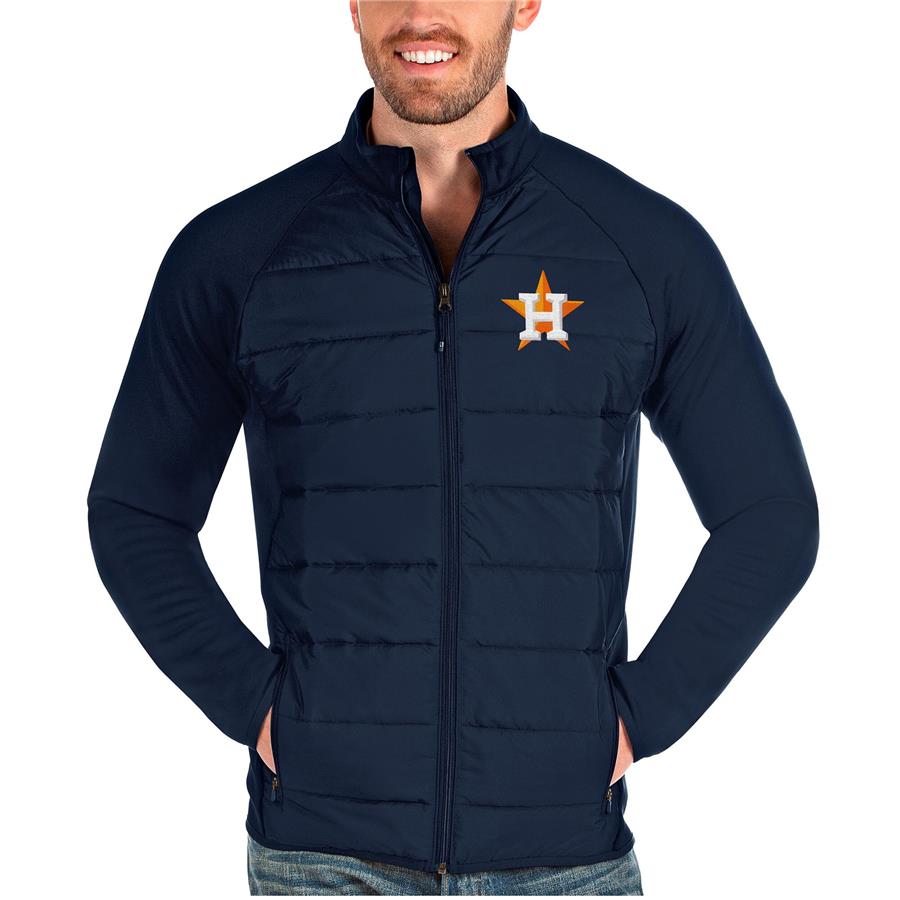 Houston Astros Antigua Altitude Full-Zip Jacket - Navy