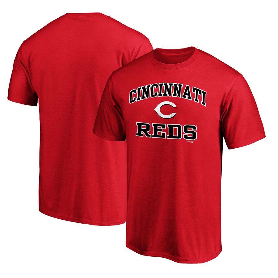 Cincinnati Reds Fanatics Branded Heart & Soul T-Shirt - Red