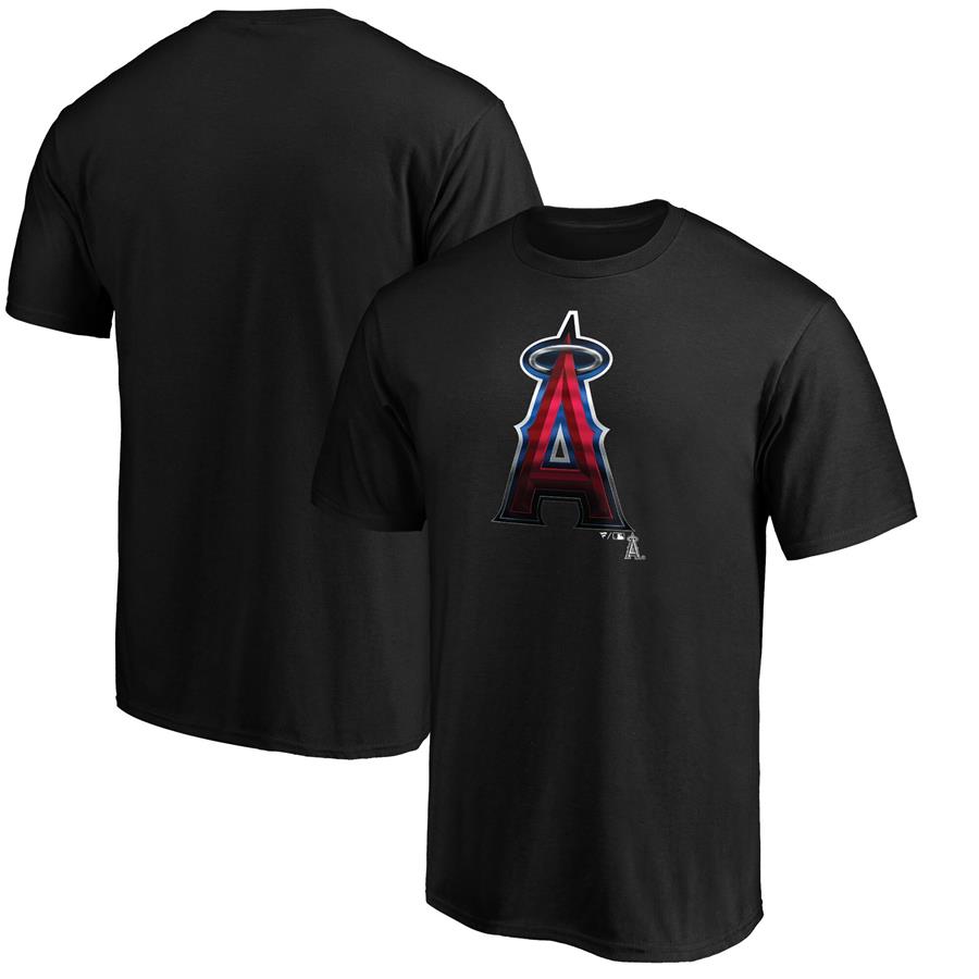 Los Angeles Angels Fanatics Branded Midnight Mascot Team Logo T-Shirt - Black