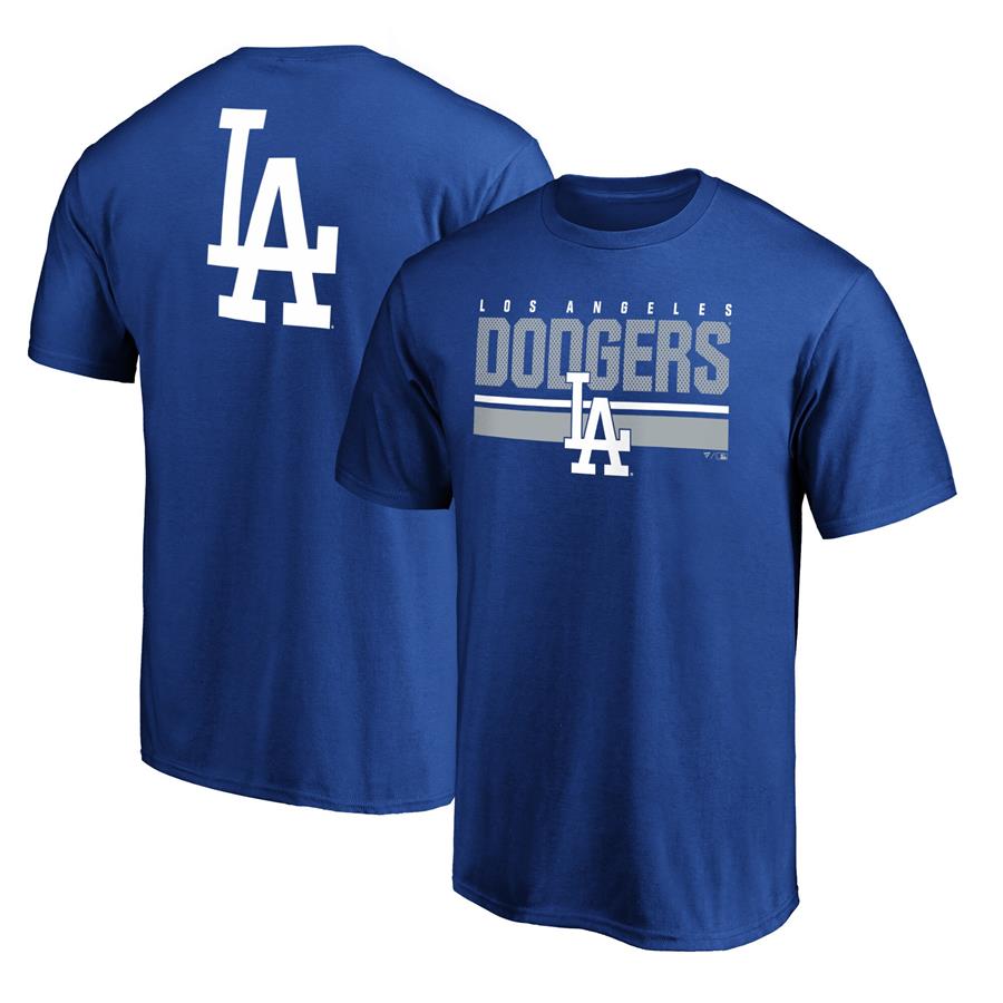 Los Angeles Dodgers Fanatics Branded Team Logo End Game T-Shirt - Royal