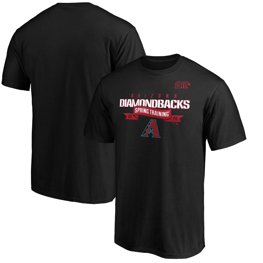 Arizona Diamondbacks Fanatics Branded 2020 Spring Training Line Drive T-Shirt - Black