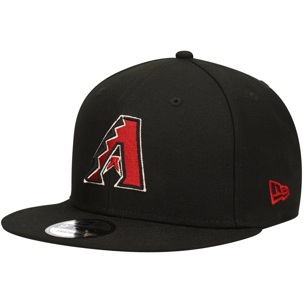 Arizona Diamondbacks New Era Team Color 9FIFTY Adjustable Snapback Hat - Black
