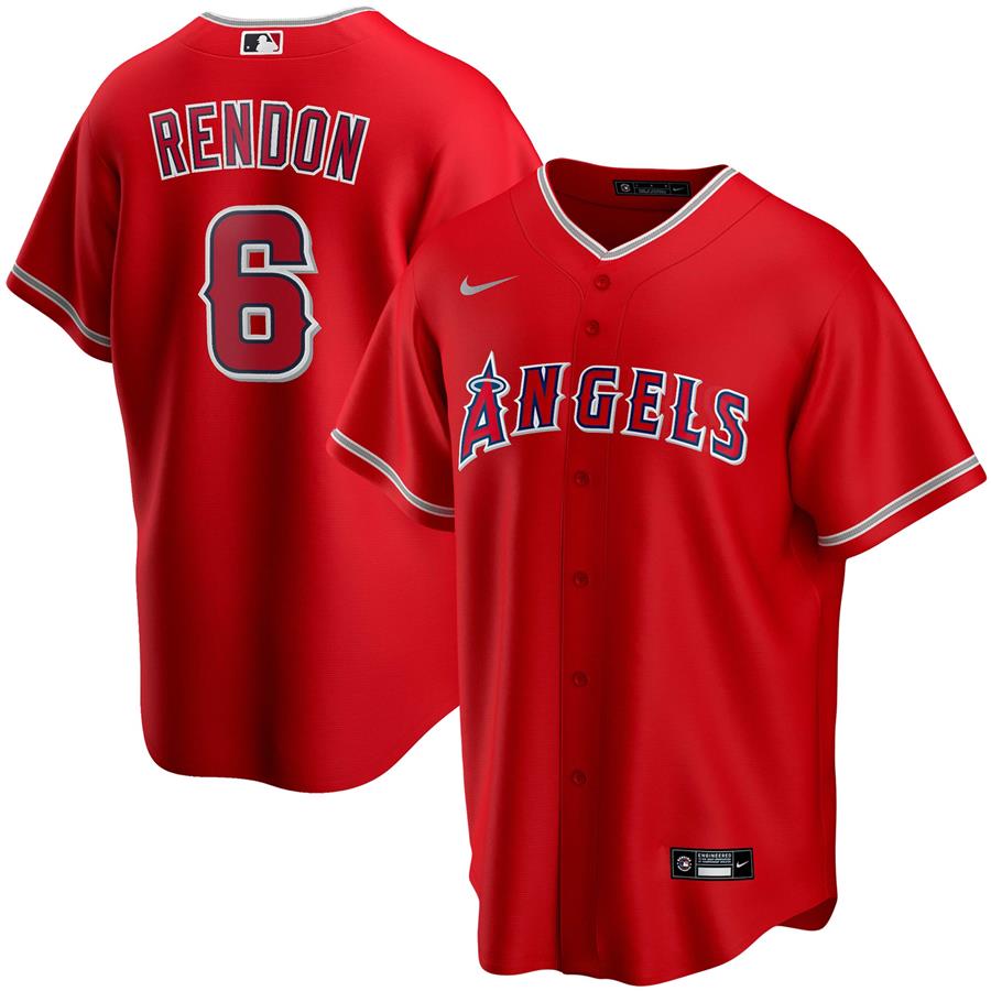 Anthony Rendon Los Angeles Angels Nike Alternate Replica Player Name Jersey - Red