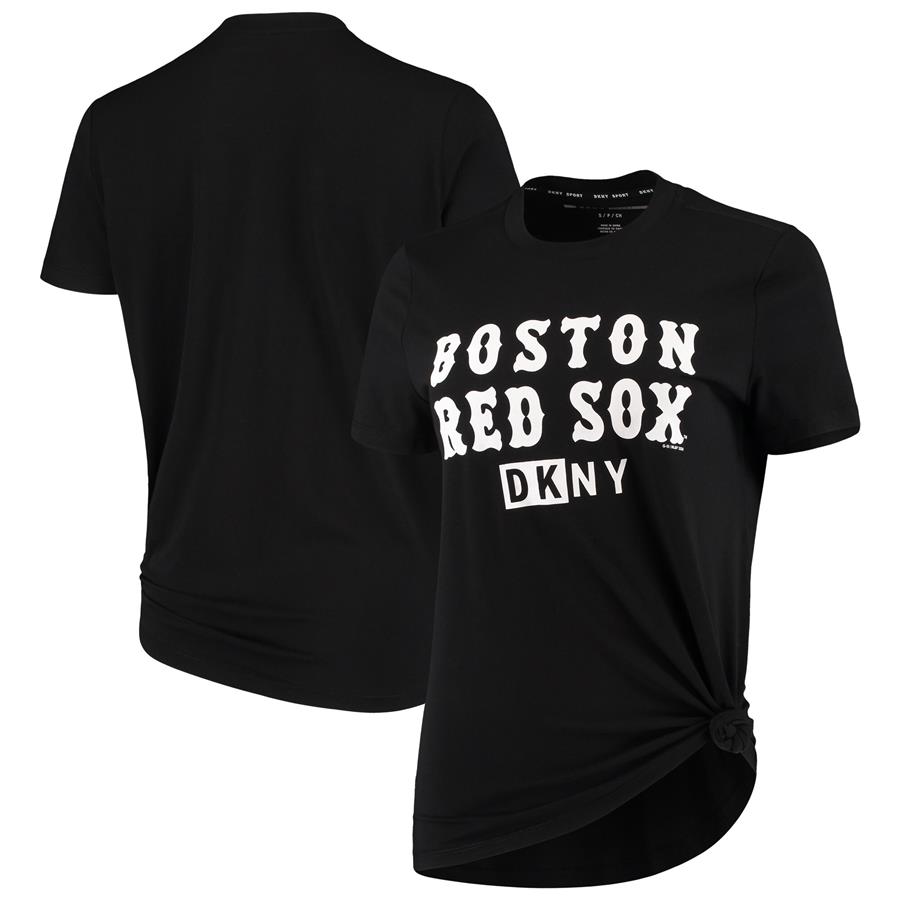 Boston Red Sox DKNY Sport Women's The Abbigail T-Shirt - Black