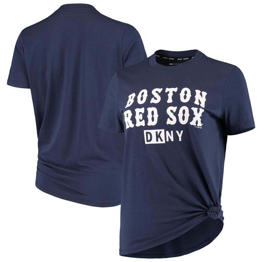 Boston Red Sox DKNY Sport Women's The Abbigail T-Shirt - Navy