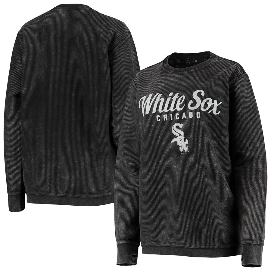 Женский свитшот Chicago White Sox G-III 4Her by Carl Banks Comfy Cord (чёрный)