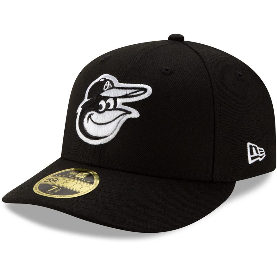 Baltimore Orioles New Era Team Low Profile 59FIFTY Fitted Hat - Black