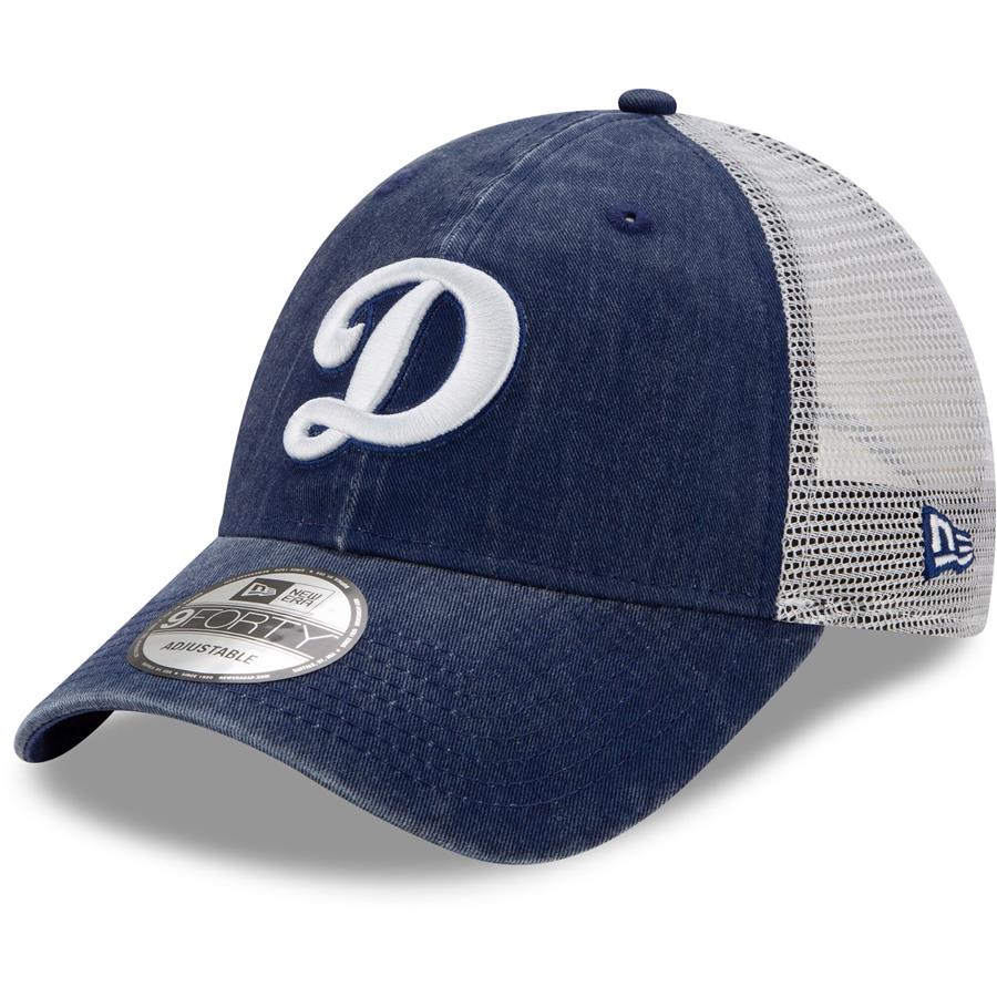 Los Angeles Dodgers New Era Cooperstown Collection Trucker 9FORTY Adjustable Hat - Royal