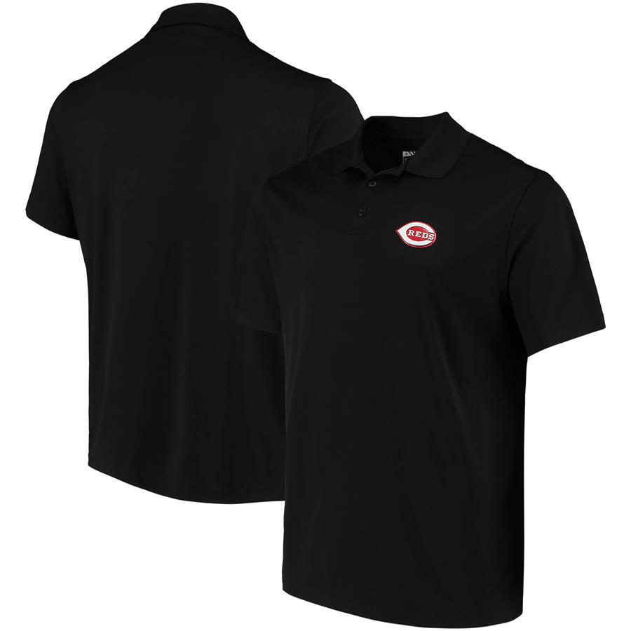 Cincinnati Reds Levelwear Omaha One-Hit Polo - Black