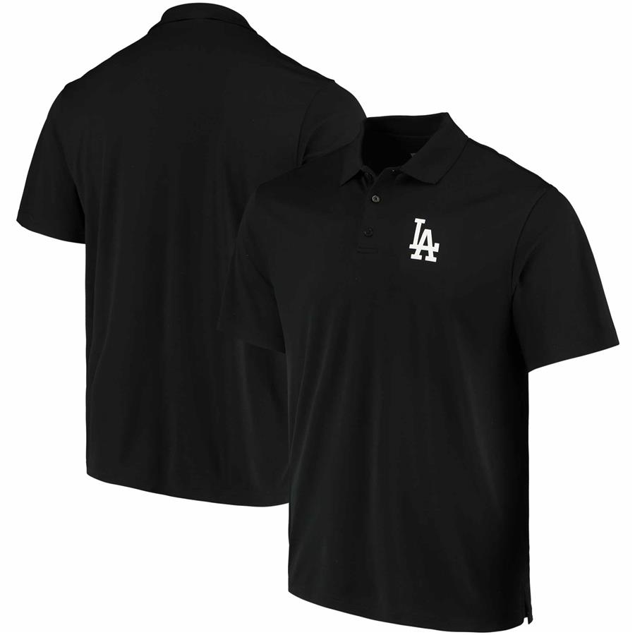 Los Angeles Dodgers Levelwear Omaha One-Hit Polo - Black