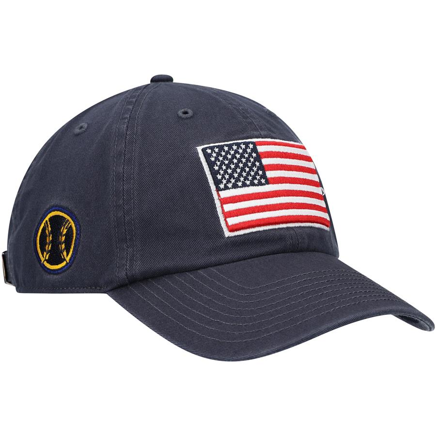 Milwaukee Brewers '47 Heritage Front Clean Up Adjustable Hat - Navy
