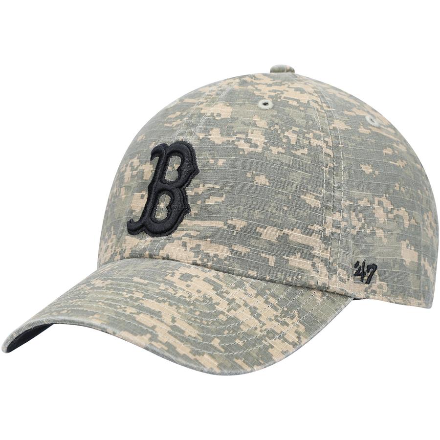 Boston Red Sox '47 Phalanx Clean Up Adjustable Hat - Camo