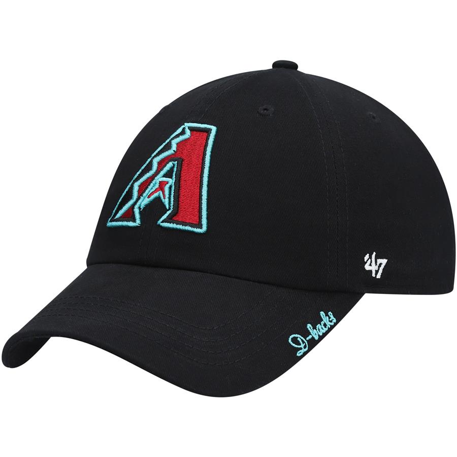 Arizona Diamondbacks '47 Women's Team Miata Clean Up Adjustable Hat - Black