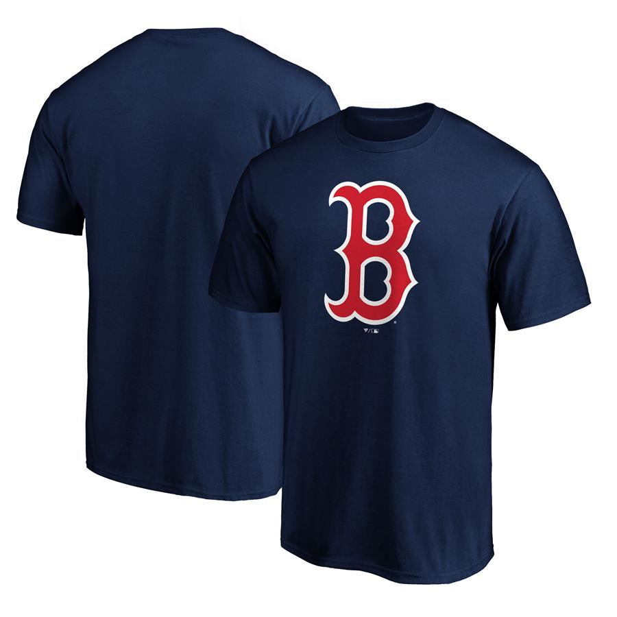 Boston Red Sox Fanatics Branded Official Logo T-Shirt - Navy