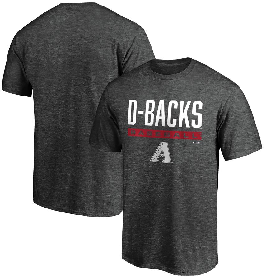 Arizona Diamondbacks Fanatics Branded Win Stripe T-Shirt - Charcoal