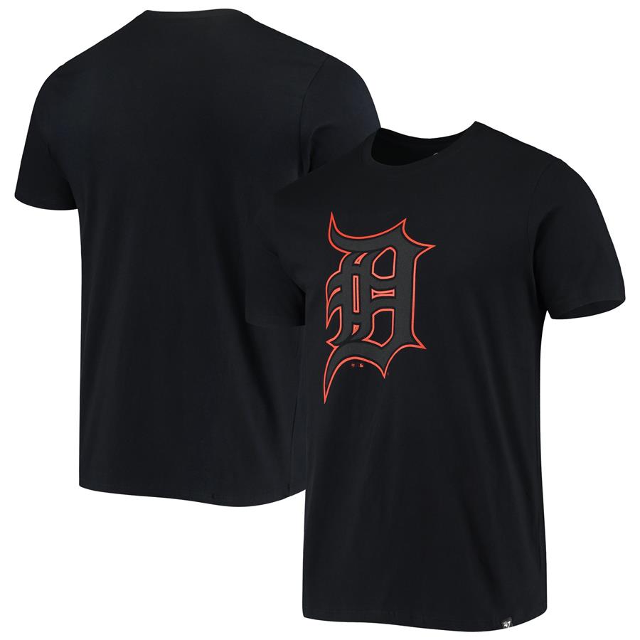Detroit Tigers '47 Pop Imprint Super Rival T-Shirt - Black