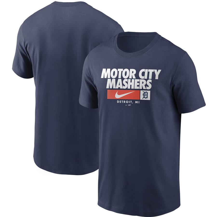 Detroit Tigers Nike Local Nickname T-Shirt - Navy