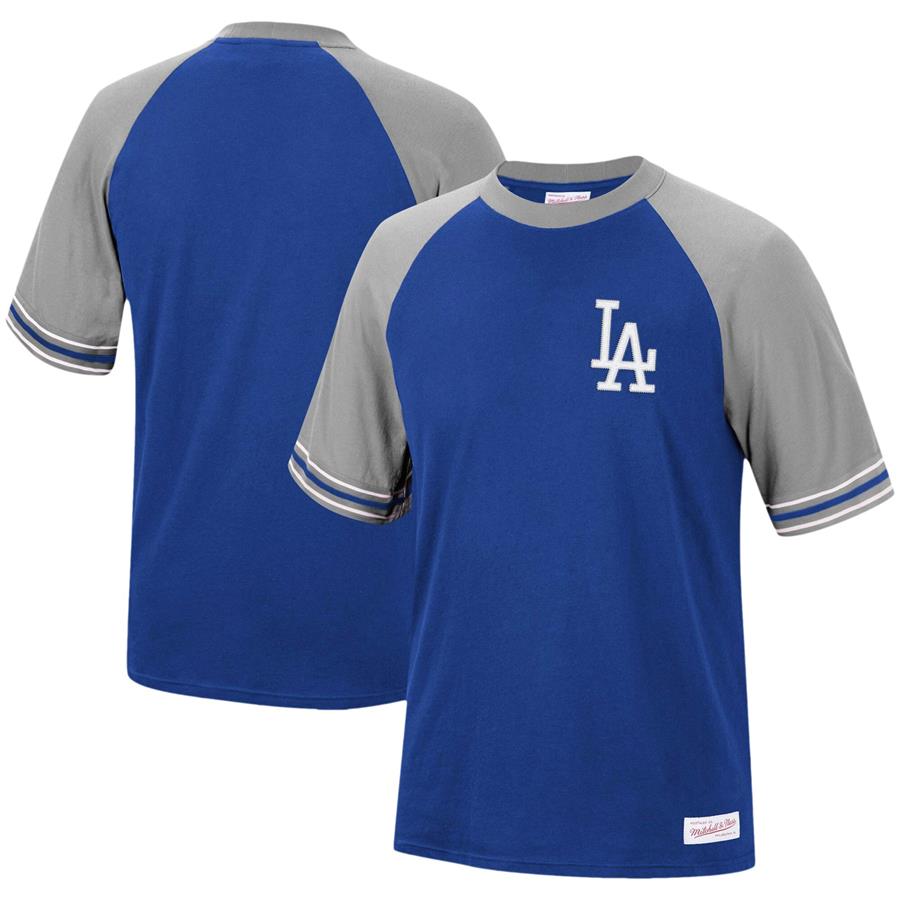 Los Angeles Dodgers Mitchell & Ness Team Captain Raglan T-Shirt - Royal