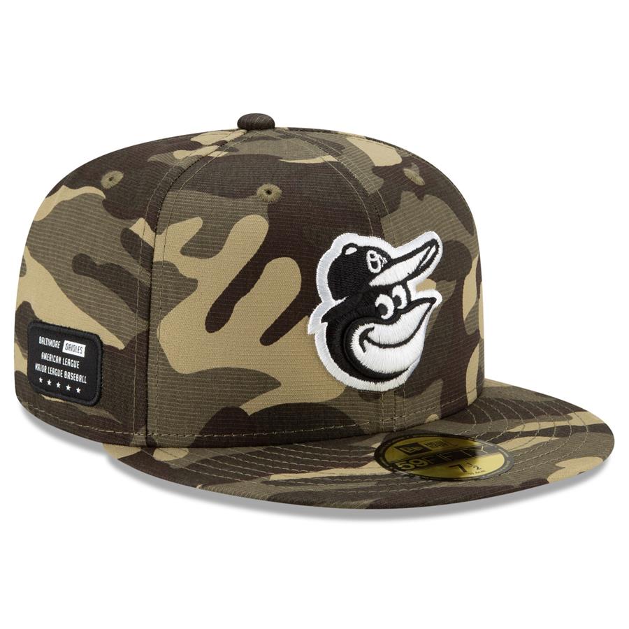 Baltimore Orioles New Era 2021 Armed Forces Day On-Field 59FIFTY Fitted Hat - Camo