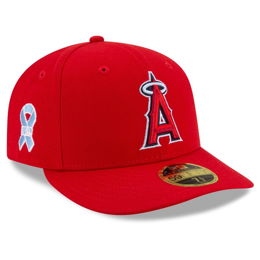 Los Angeles Angels New Era 2021 Father's Day On-Field Low Profile 59FIFTY Fitted Hat - Red