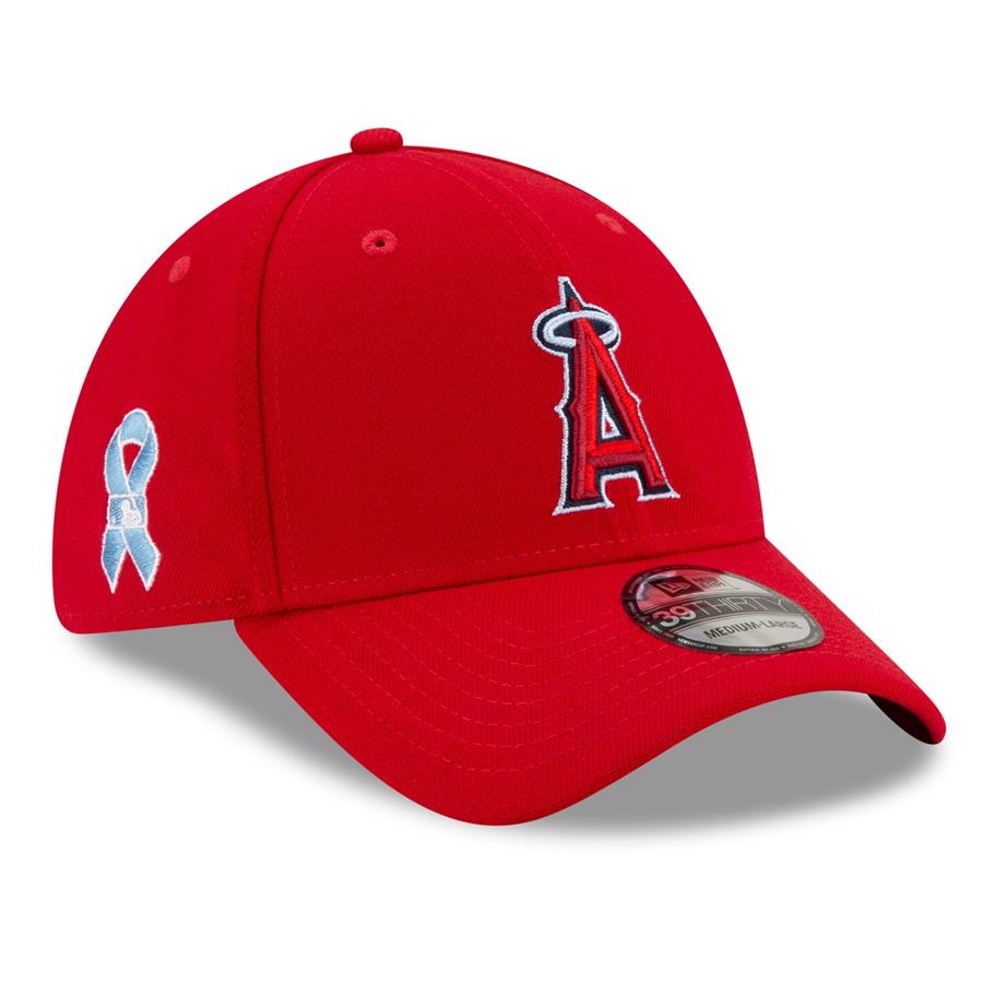 Los Angeles Angels New Era 2021 Father's Day 39THIRTY Flex Hat - Red