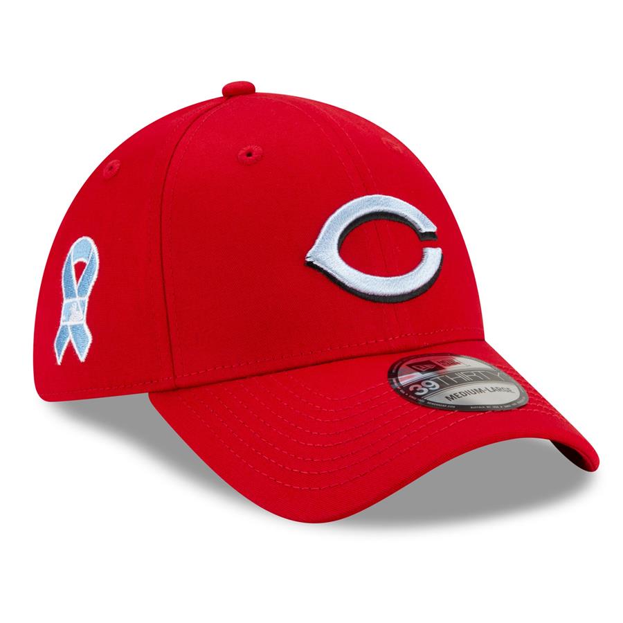 Cincinnati Reds New Era 2021 Father's Day 39THIRTY Flex Hat - Red