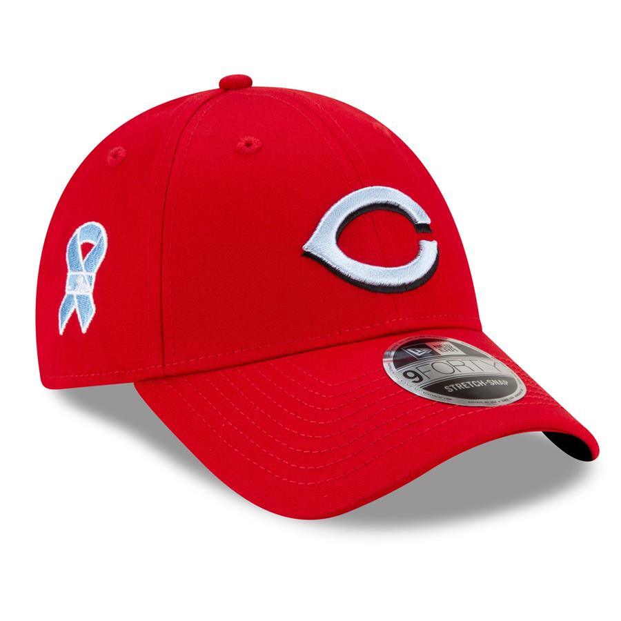 Cincinnati Reds New Era 2021 Father's Day 9FORTY Adjustable Hat - Red