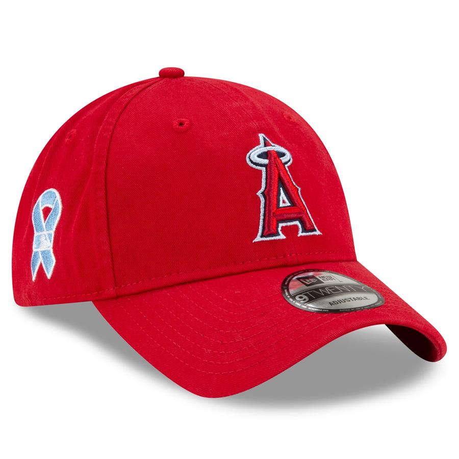 Los Angeles Angels New Era 2021 Father's Day 9TWENTY Adjustable Hat - Red