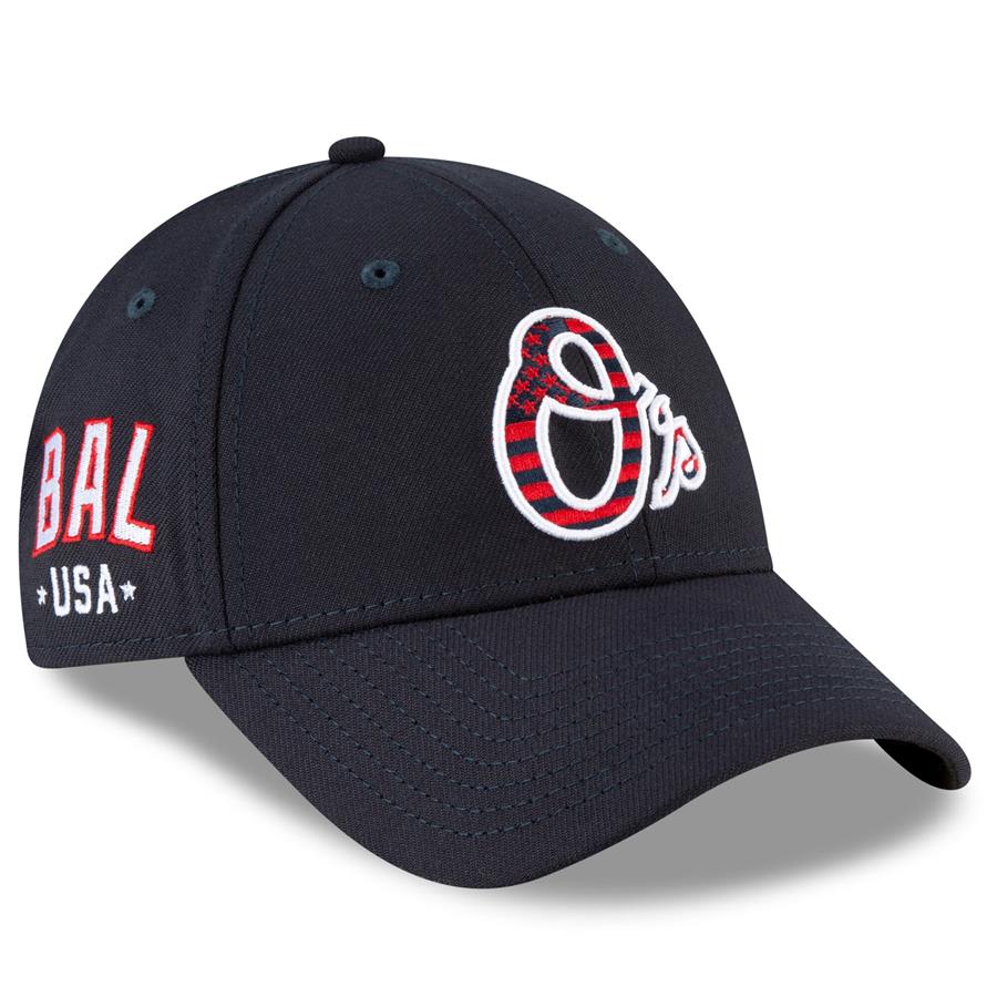 Baltimore Orioles New Era 4th of July 9FORTY Snapback Adjustable Hat - Navy