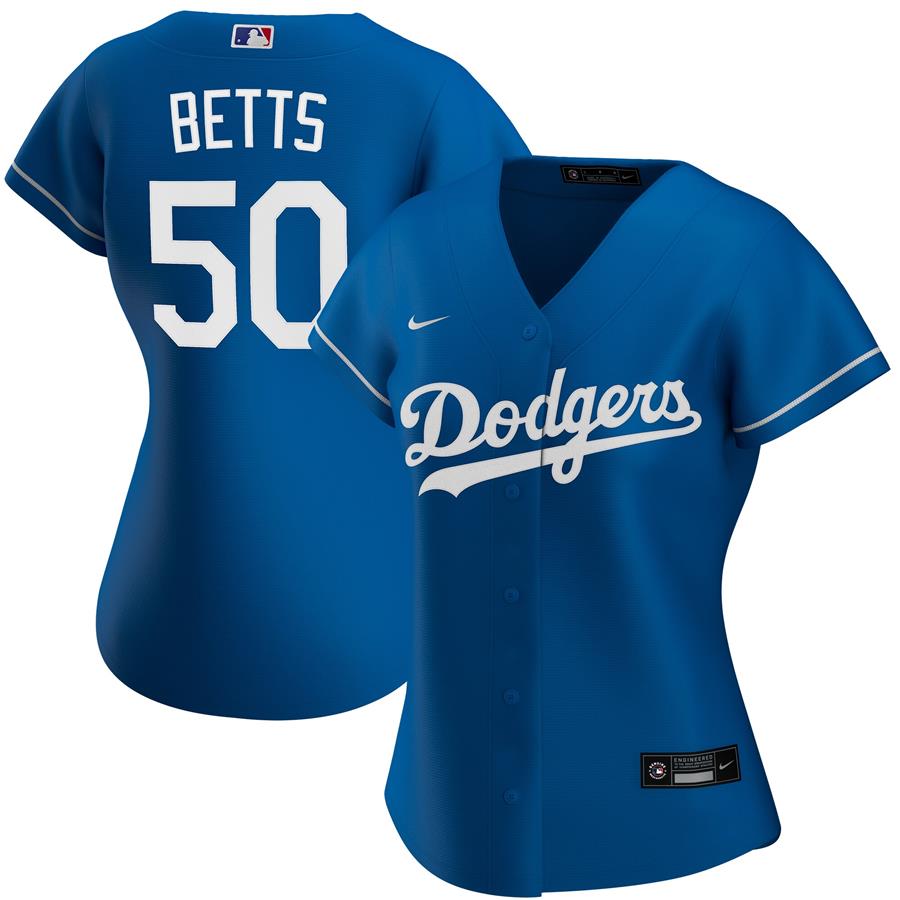 Mookie Betts Los Angeles Dodgers Nike Women's Alternate Replica Player Jersey - Royal