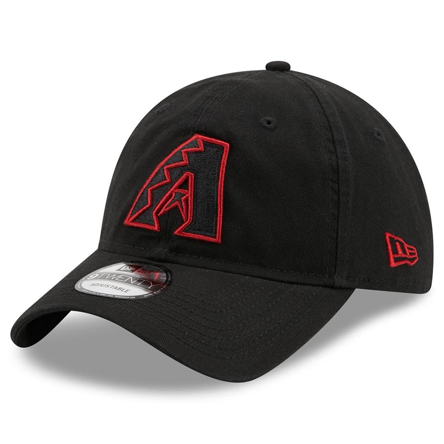 Arizona Diamondbacks New Era Team Pop Core Classic 9TWENTY Adjustable Hat - Black
