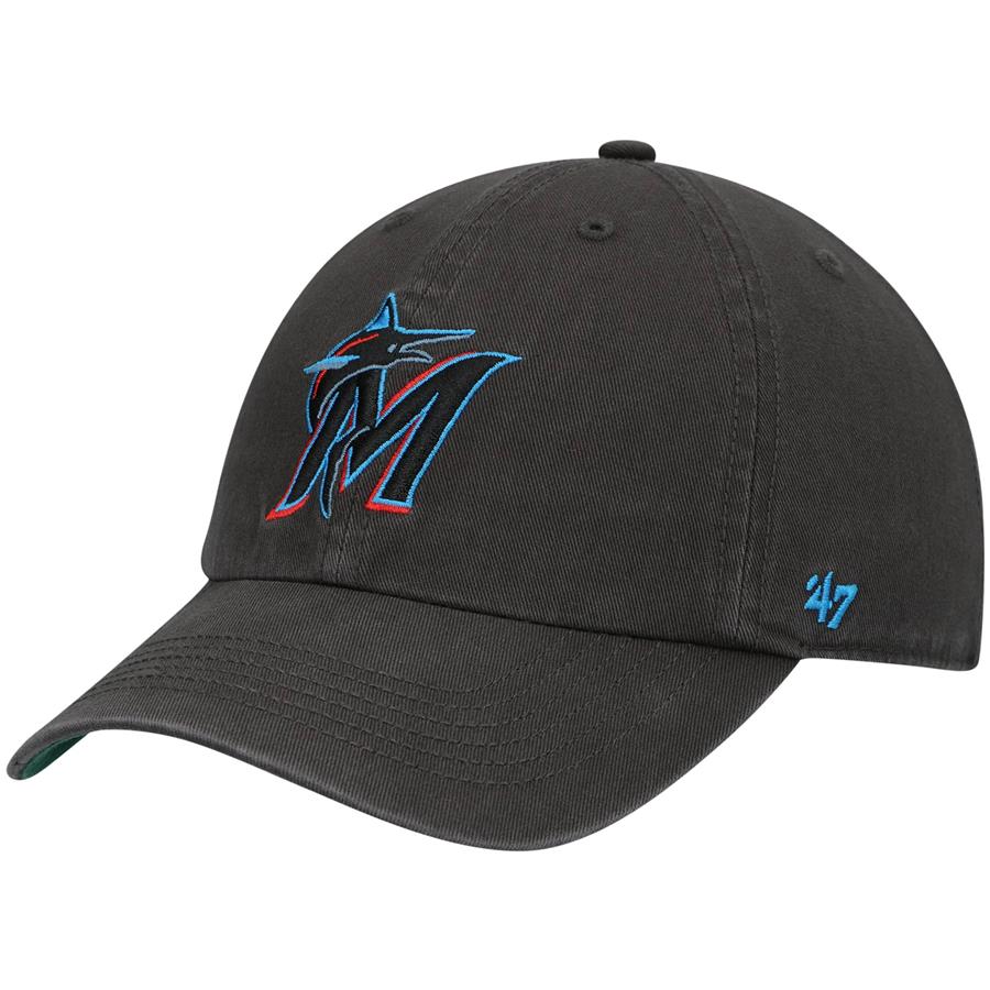 Miami Marlins '47 Franchise Fitted Hat - Graphite