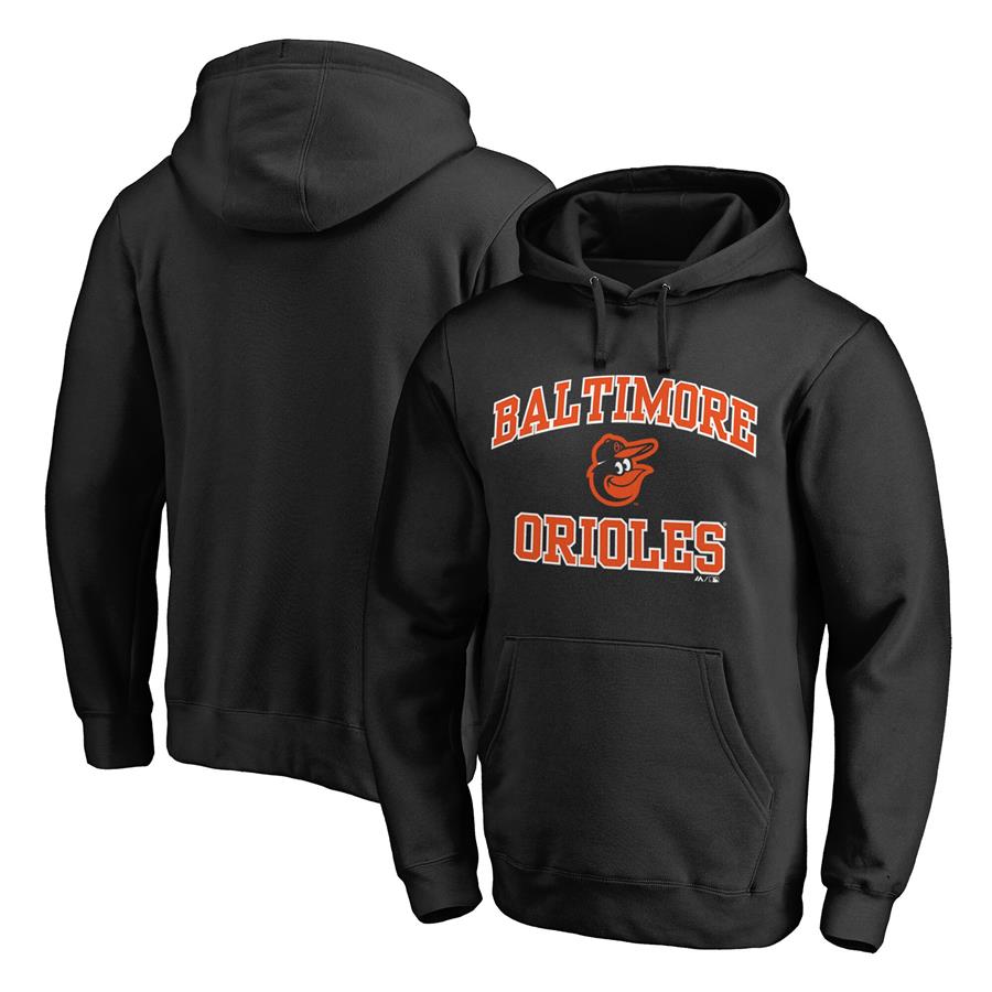Baltimore Orioles Fanatics Branded Heart & Soul Pullover Hoodie - Black