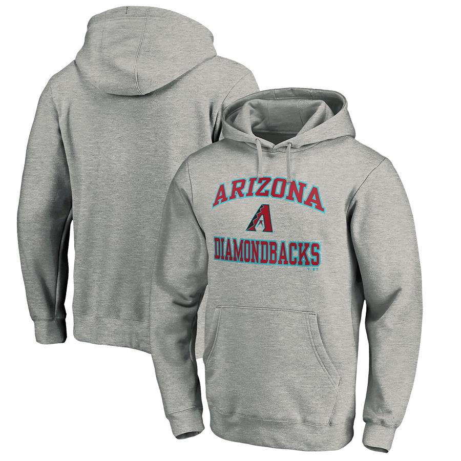 Arizona Diamondbacks Fanatics Branded Heart & Soul Pullover Hoodie - Heathered Gray