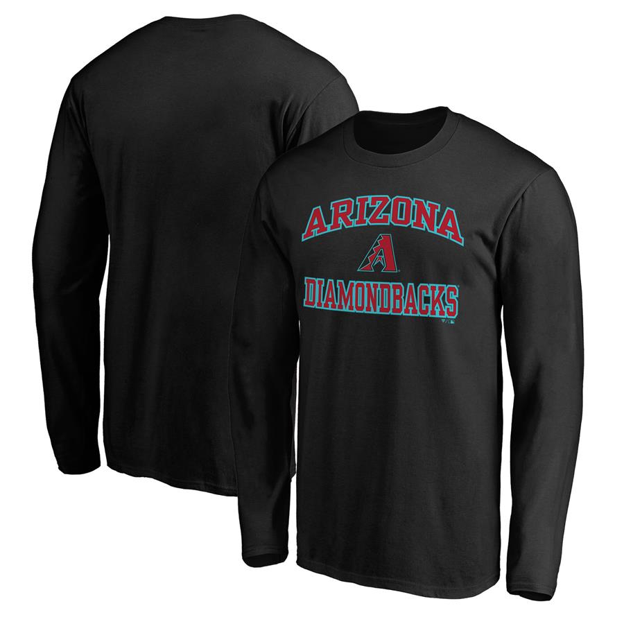 Мужской лонгслив Fanatics Branded Black Arizona Diamondbacks Team Heart & Soul