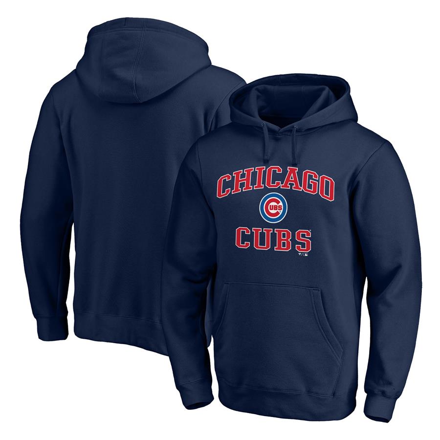 Худи Chicago Cubs Fanatics Branded Heart & Soul (тёмно-синий)