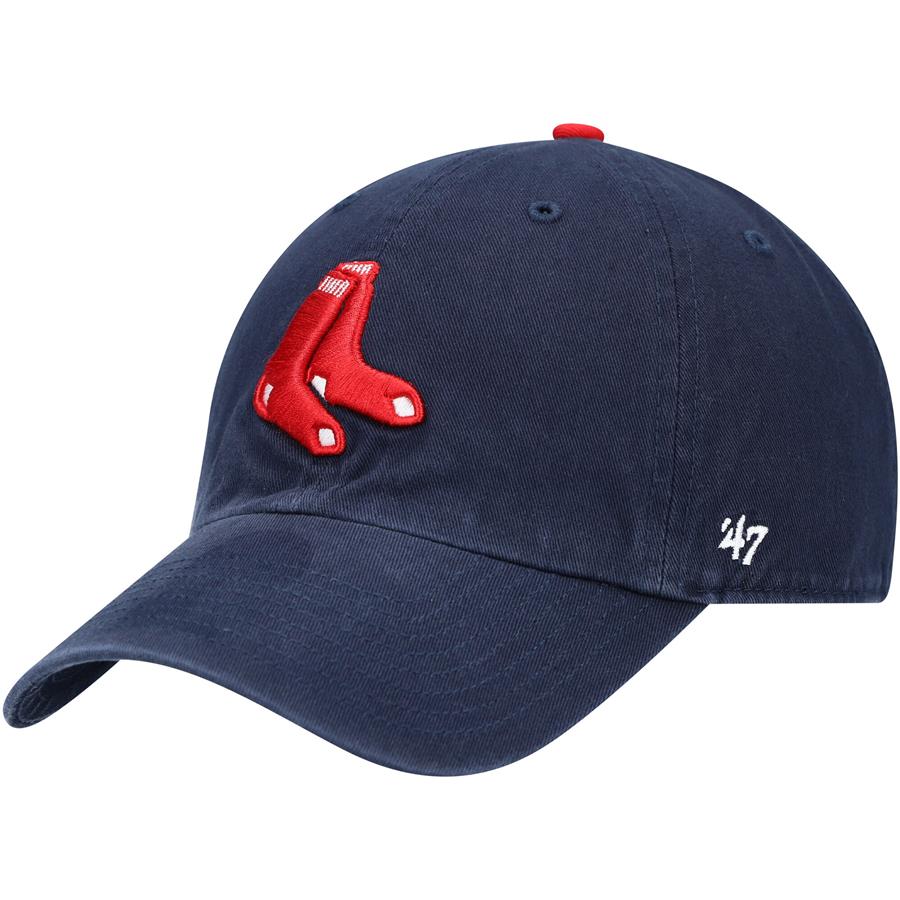 Boston Red Sox '47 Alternate Clean Up Adjustable Hat - Navy