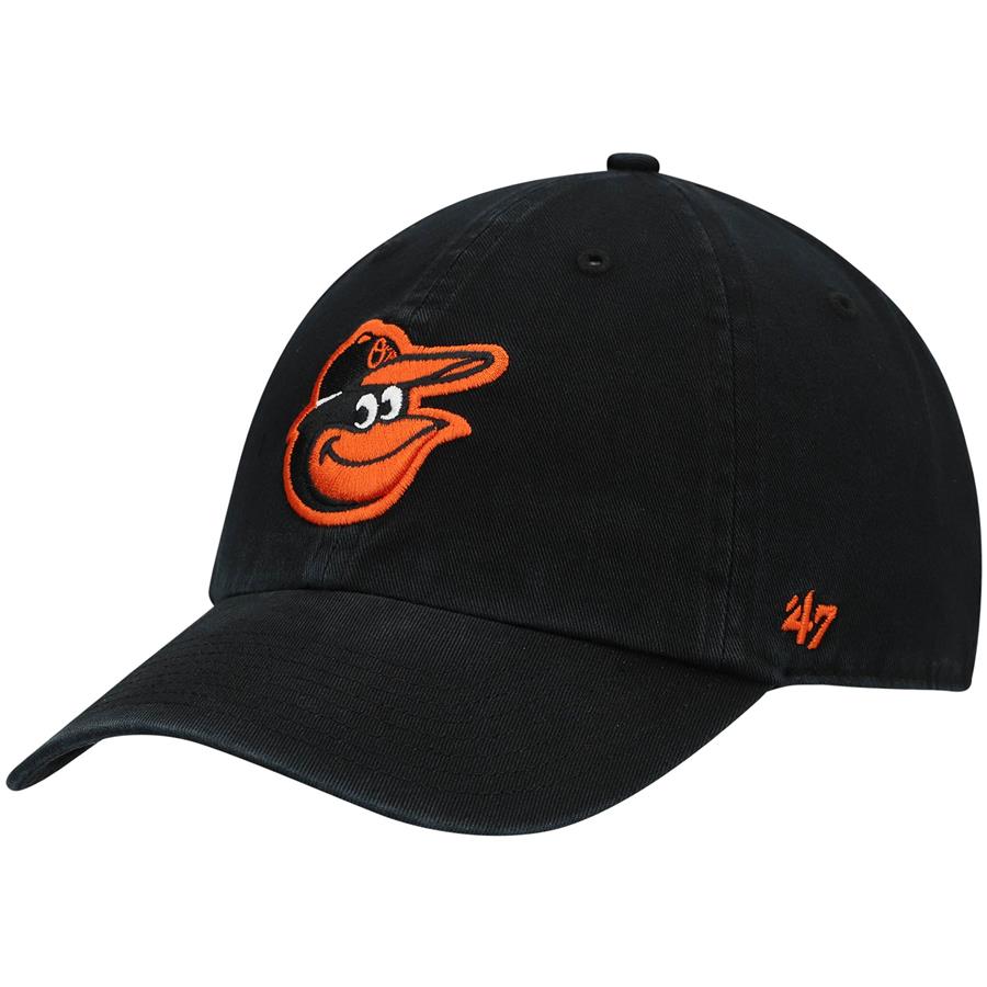 Baltimore Orioles '47 Clean Up Adjustable Hat - Black
