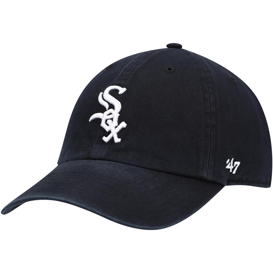 Chicago White Sox '47 Home Clean Up Adjustable Hat - Black