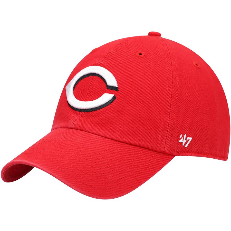 Cincinnati Reds '47 Home Clean Up Adjustable Hat - Red