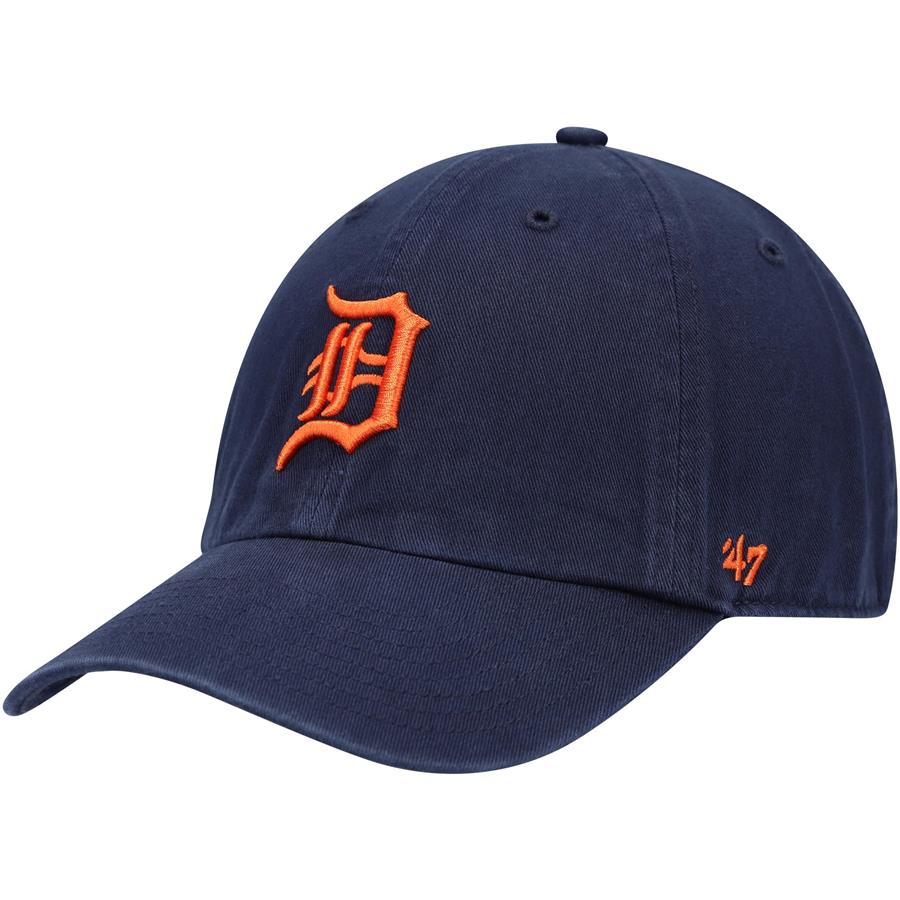 Detroit Tigers '47 Road Clean Up Adjustable Hat - Navy